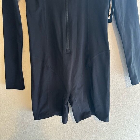 Fashion Nova Black Trail Trek Super Soft Active Romper Size Large – Athleisure - Picture 6 of 10